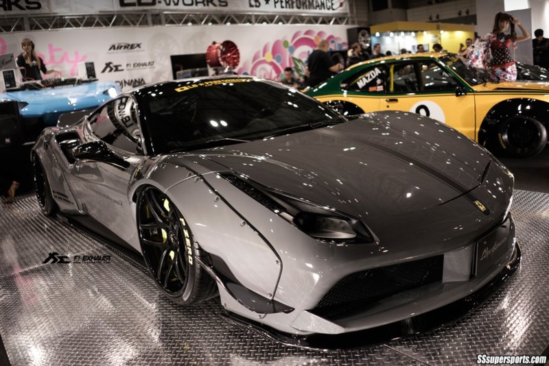 6-liberty-walk-ferrari-488-gtb-tokyo-auto-salon-2017-front-three-quarters