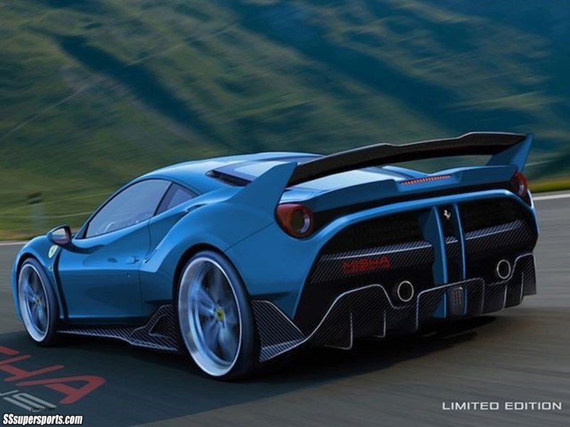 8-blue-ferrari-488-gtb-misha-designs-limited-edition-rear-three-quarters