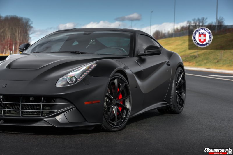 11-satin-black-ferrari-f12berlinetta-on-hre-s204-front-side-angle