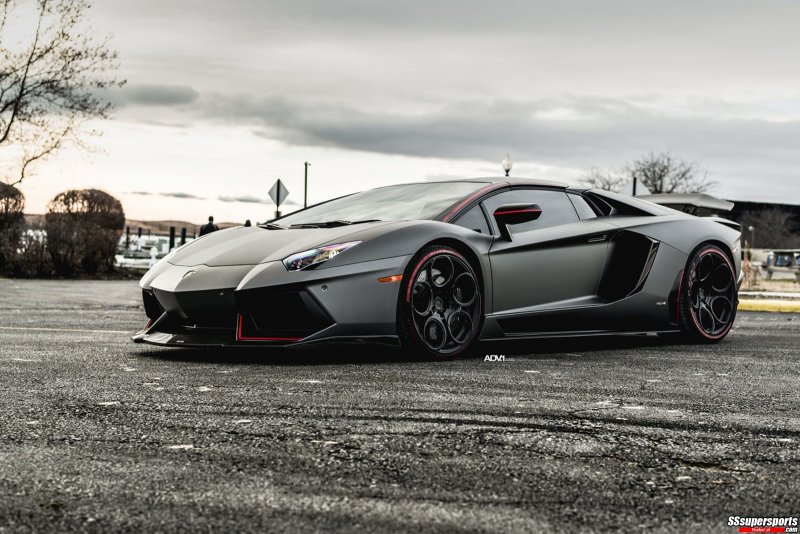 21-frozen-gray-dmc-lamborghini-aventador-roadster-on-adv1-wheels-front-side