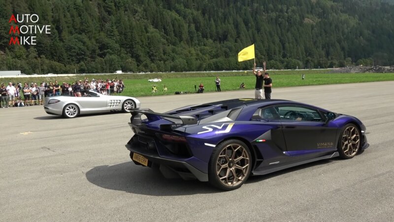 aventador vs sls